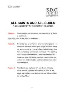 Saints and All Souls