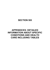 Infectious Diseases - Appendix of Additional Information