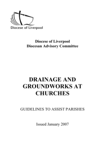 Drainage and Groundwork`s at Churches