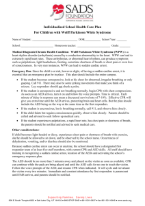 Wolff Parkinson White Syndrome Care Plan