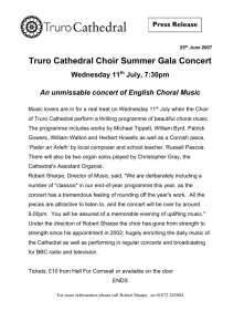 Cathedral Choir Concert Press Release