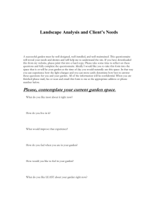 Landscape Analysis and Client`s Needs