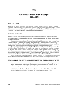 Chapter 28: America on the World Stage, 1899-1909