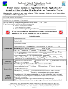 PEER ICE app form - San Joaquin Valley Air Pollution Control District