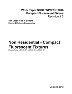 WPSDGENRLG0006 Rev3 Compact Fluorescent Fixtures