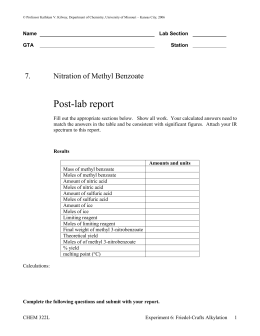 grignard lab report The purpose of this lab was to form 1-phenyl-3-buten-1-ol using a grignard reaction the grignard reactant was produced from zinc and allyl grignard lab report. grignard lab report The purpose of this lab was to form 1-phenyl-3-buten-1-ol using a grignard reaction the grignard reactant was produced from zinc and allyl grignard lab report.