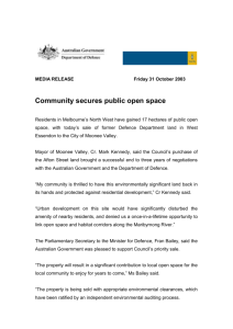 Community secures public open space