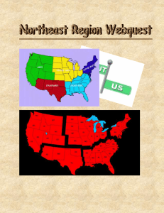 Northeast Webquest