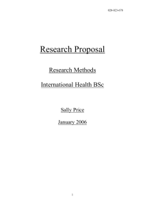 Research Proposal - Child RTA Project