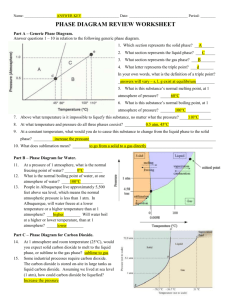 Phase Diagram Review - Liberty Union High School District