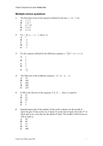 Sequences & Series Questions
