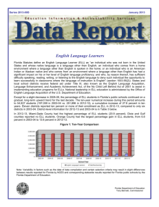 English Language Learners - Florida Department of Education