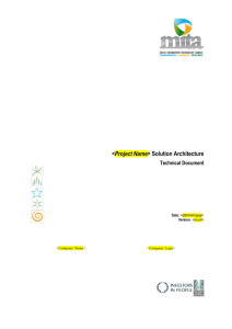 Solution Architecture Template