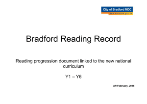Bradford Reading Record