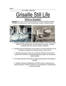 Grisaille Still Life Handout