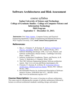 Software Architecture for Software-Intensive