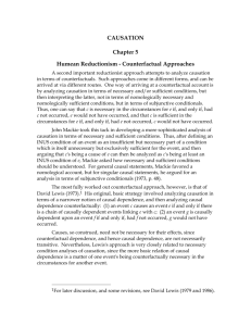 Chapter 5 - Humean Reductionism