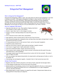 WHPP 905: Integrated Pest Management