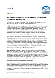 Mobility and Access Committee for Scotland