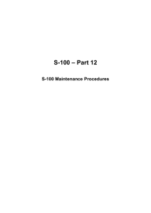12-2 Maintenance Procedures