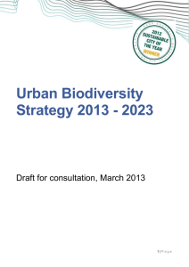 Draft Urban Biodiversity Strategy - Boroondara Bulletin