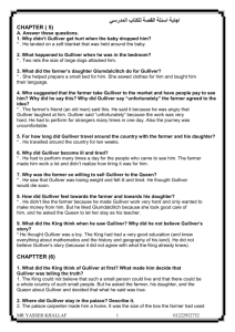 اجابة اسئلة القصة للكتاب المدرسي CHAPTER ( 5) A. Answer these