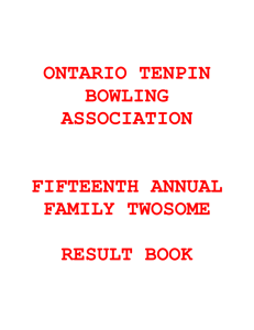 Ontario Tenpin Bowling Association