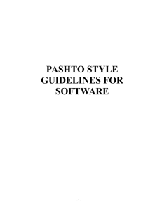 pashto style guidelines for software - Center