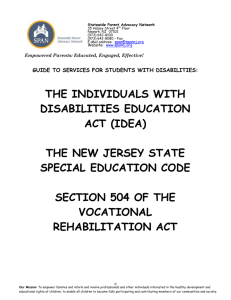 Parental Rights in Special Education & under Section 504