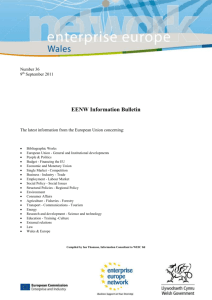 Number 36 9th September 2011 EENW Information Bulletin The