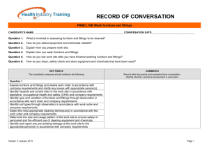 record of conversation - Health Industry Training