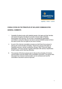 "Principles of Inclusive Communication", 28 January 2011