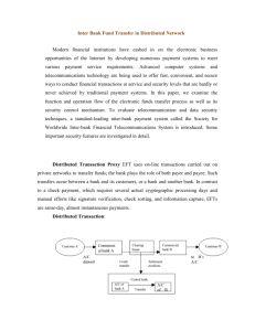 Inter Bank Fund Transfer in Distributed Network