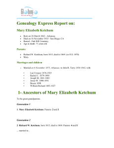 Genealogy express Report on: