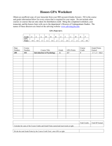 Honors GPA Worksheet (pdf format)