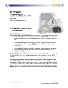Users Manual for Flex BMS