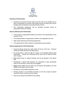 Letting Policy 2015 - Southwick Community Primary School