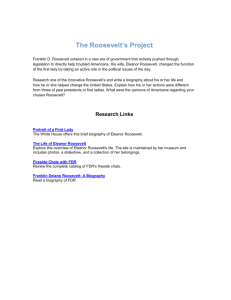 The Roosevelt`s Research Project