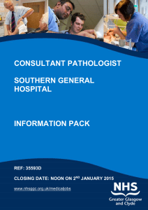 Based at Southern General Hospital, Glasgow