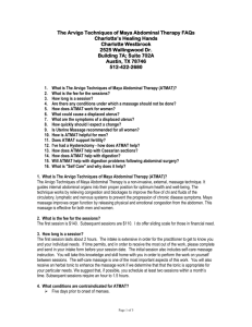 Maya Abdominal Massage FAQs