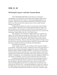 Philadelphia Inquirer - Davies Project at Princeton University