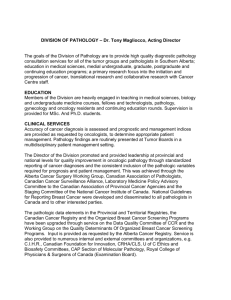 DIVISION OF PATHOLOGY – Dr