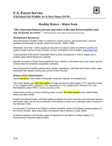 Water Facts - USDA Forest Service
