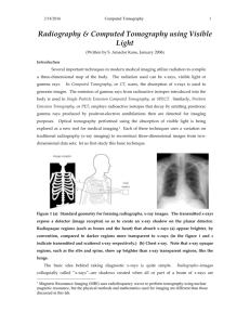 Radiography with Visible Light
