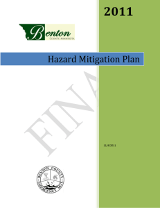 Hazard Mitigation Plan - Benton County, Minnesota