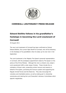Press release - Cornwall Council