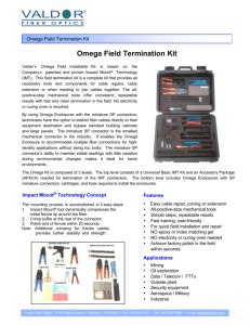 Impact Mount™ Field Termination Kits