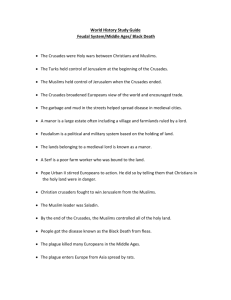 Study Guide Feudal System/Black Death Chapter 12