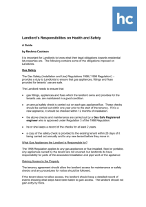 Landlord`s Responsibilites on Health and Safety A Guide by
