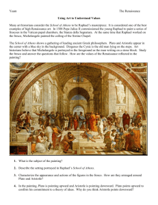 Many art historians consider the School of Athens to be Raphael`s